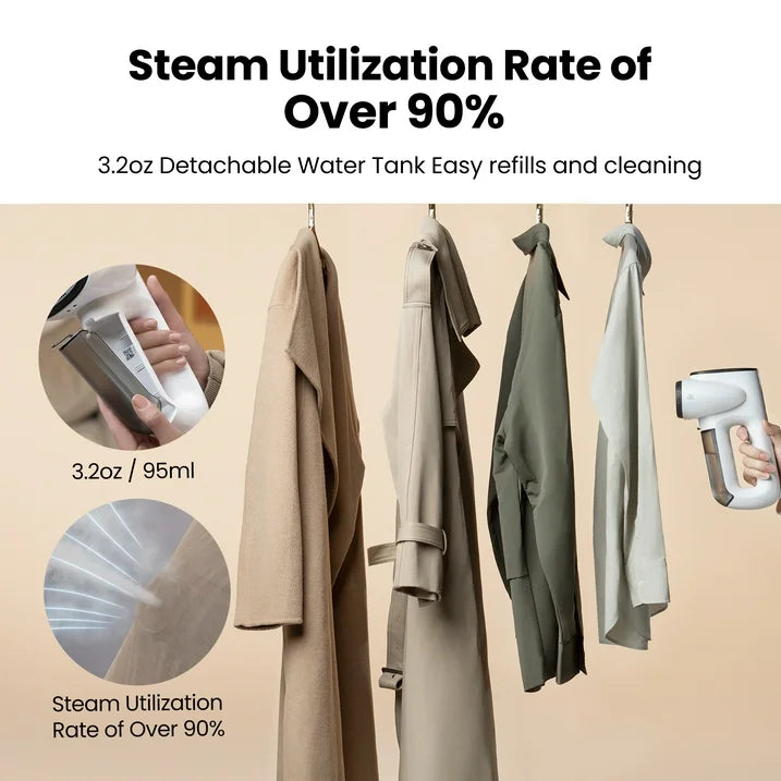 STEAMIFY™ Pro Ferro a Vapore con Aspirazione – Pieghe via in Secondi