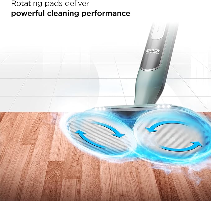 Shark® Steam & Scrub Mop – All-in-One with LED Lights, XL Tank & 8 Pads