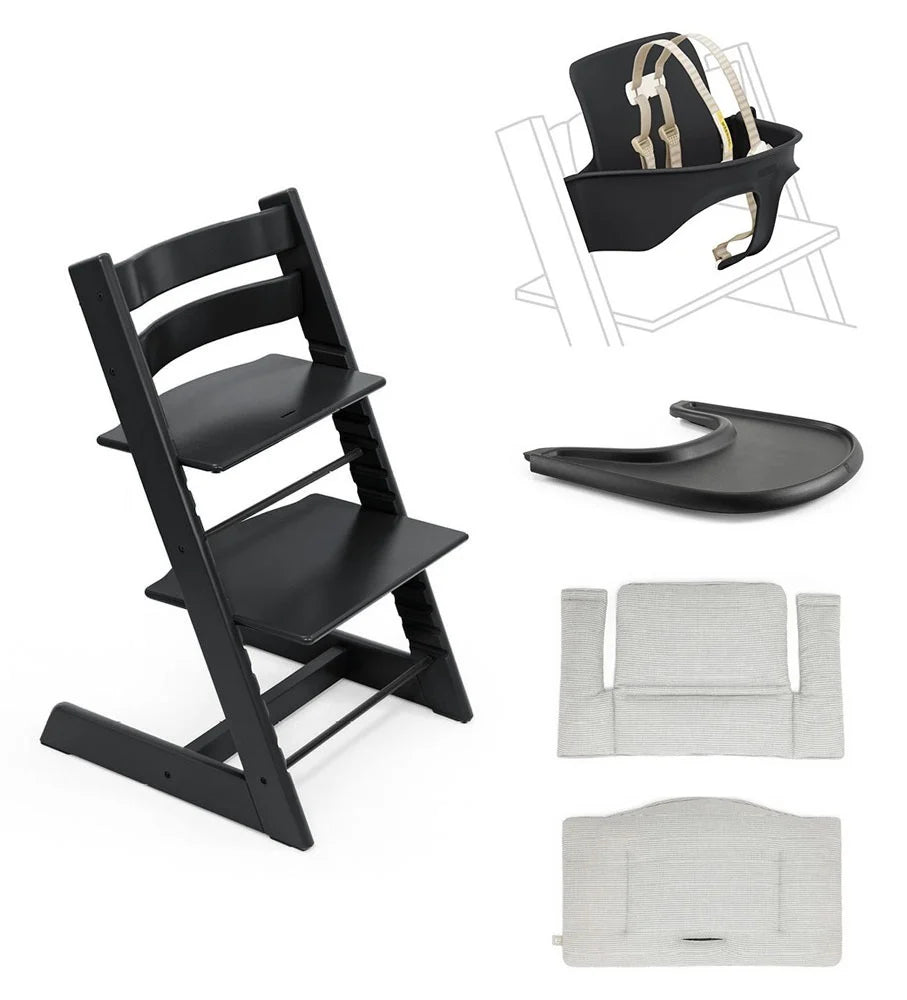 Tripp Trapp® High Chair² with Cushion and Tray – Complete Package