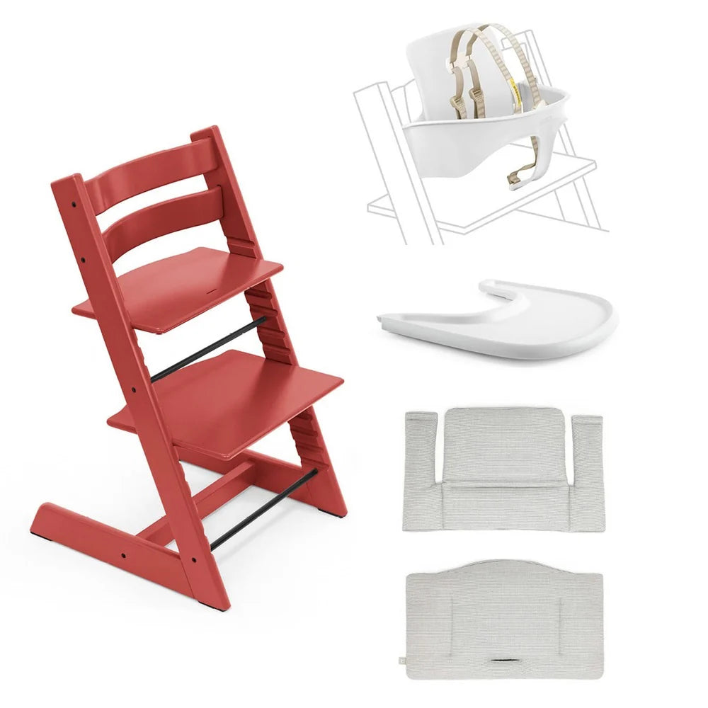 Tripp Trapp® High Chair² with Cushion and Tray – Complete Package