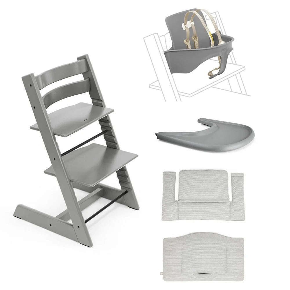 Tripp Trapp® High Chair² with Cushion and Tray – Complete Package