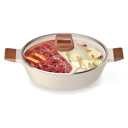 Dubbelzijdige Hotpot met Anti-Aanbaklaag