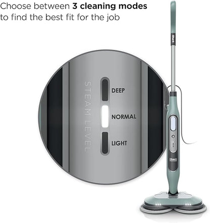 Shark® Steam & Scrub Mop – All-in-One with LED Lights, XL Tank & 8 Pads