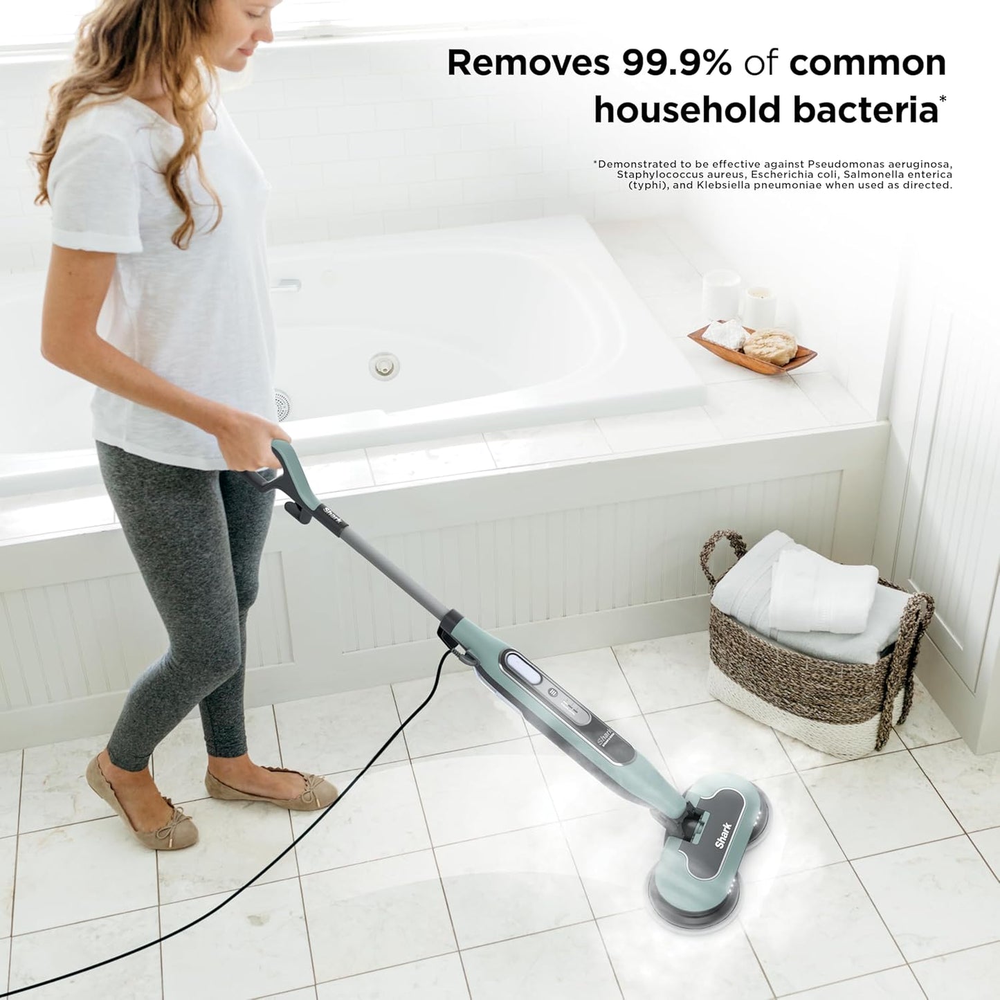 Shark® Steam & Scrub Mop – All-in-One with LED Lights, XL Tank & 8 Pads