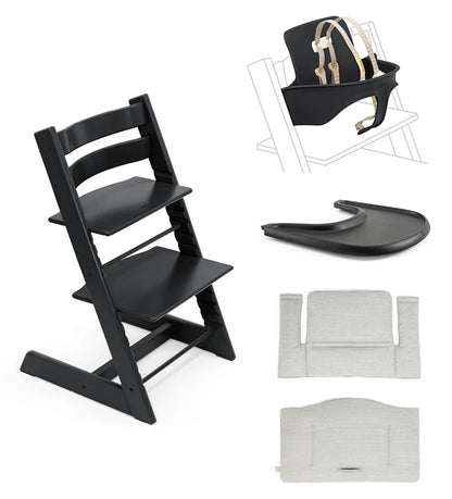Tripp Trapp® High Chair² with Cushion and Tray – Complete Package