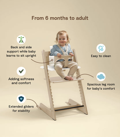Tripp Trapp® High Chair² with Cushion and Tray – Complete Package