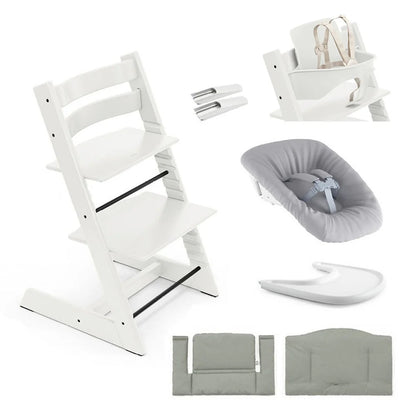Tripp Trapp® High Chair² with Cushion and Tray – Complete Package